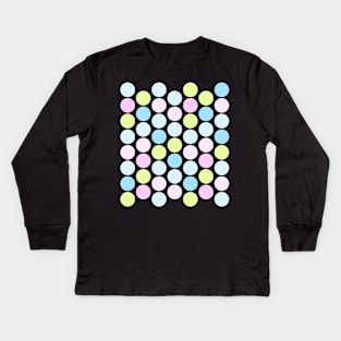 Polka Dots Kids Long Sleeve T-Shirt